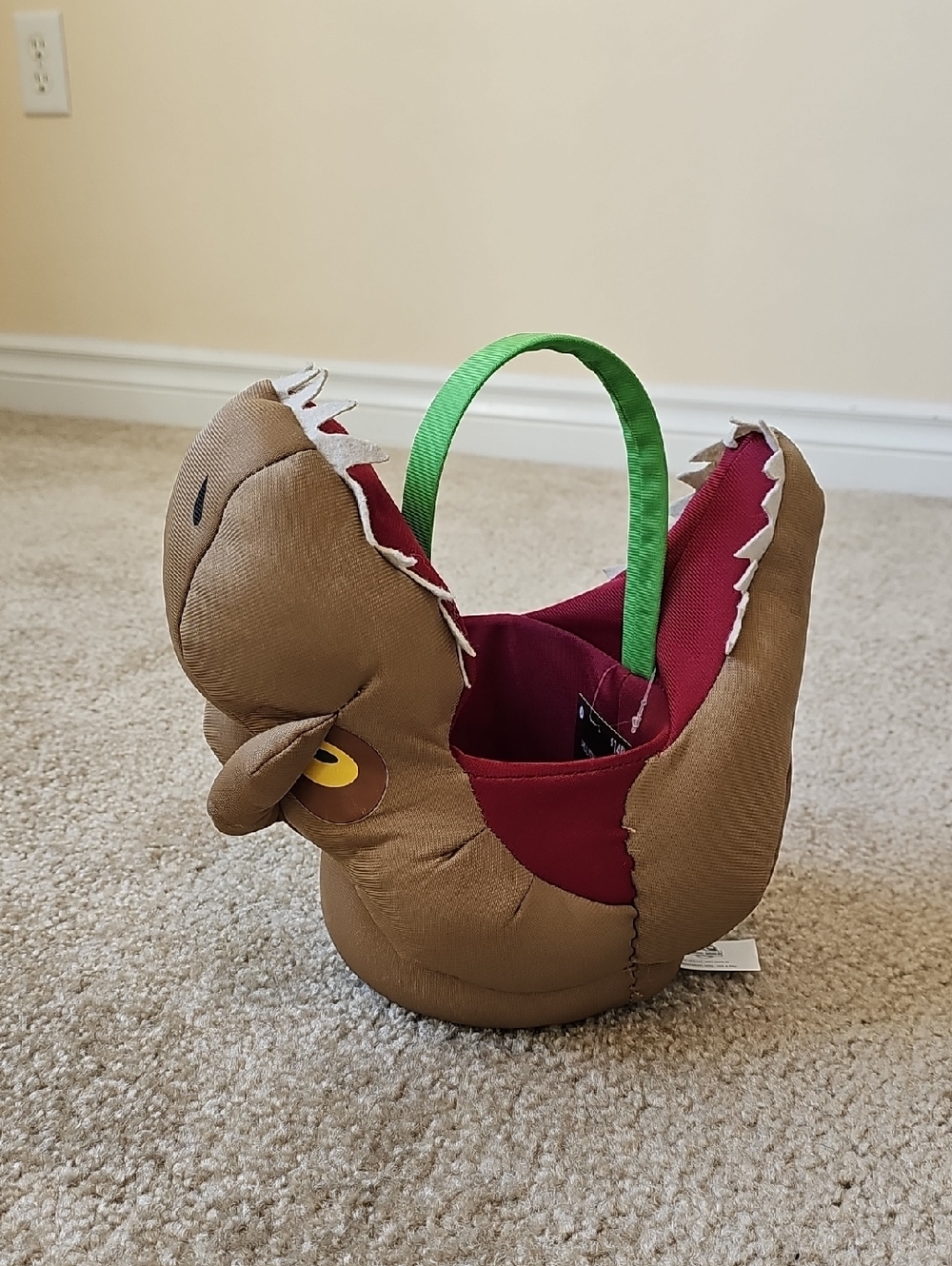 Jurassic World Plush Dinosaur Candy Basket Easter Halloween T Rex
